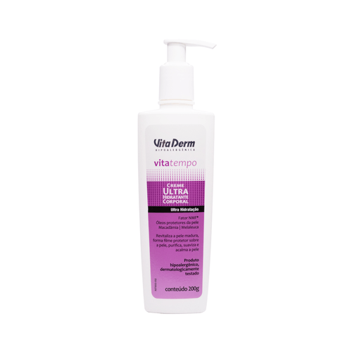 CREME ULTRA HIDRATANTE CORPORAL VITA TEMPO VITA DERM