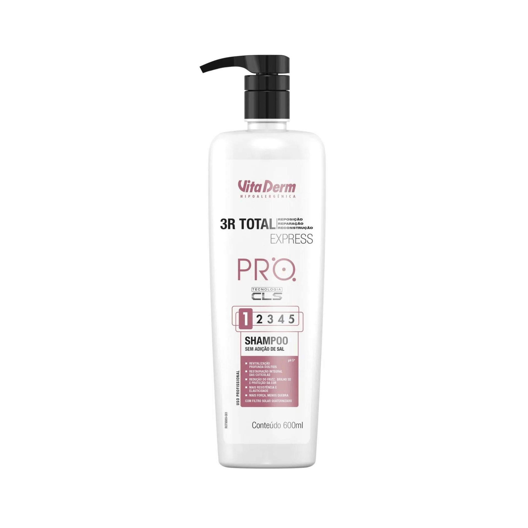 SHAMPOO 3R TOTAL EXPRESS 600ML