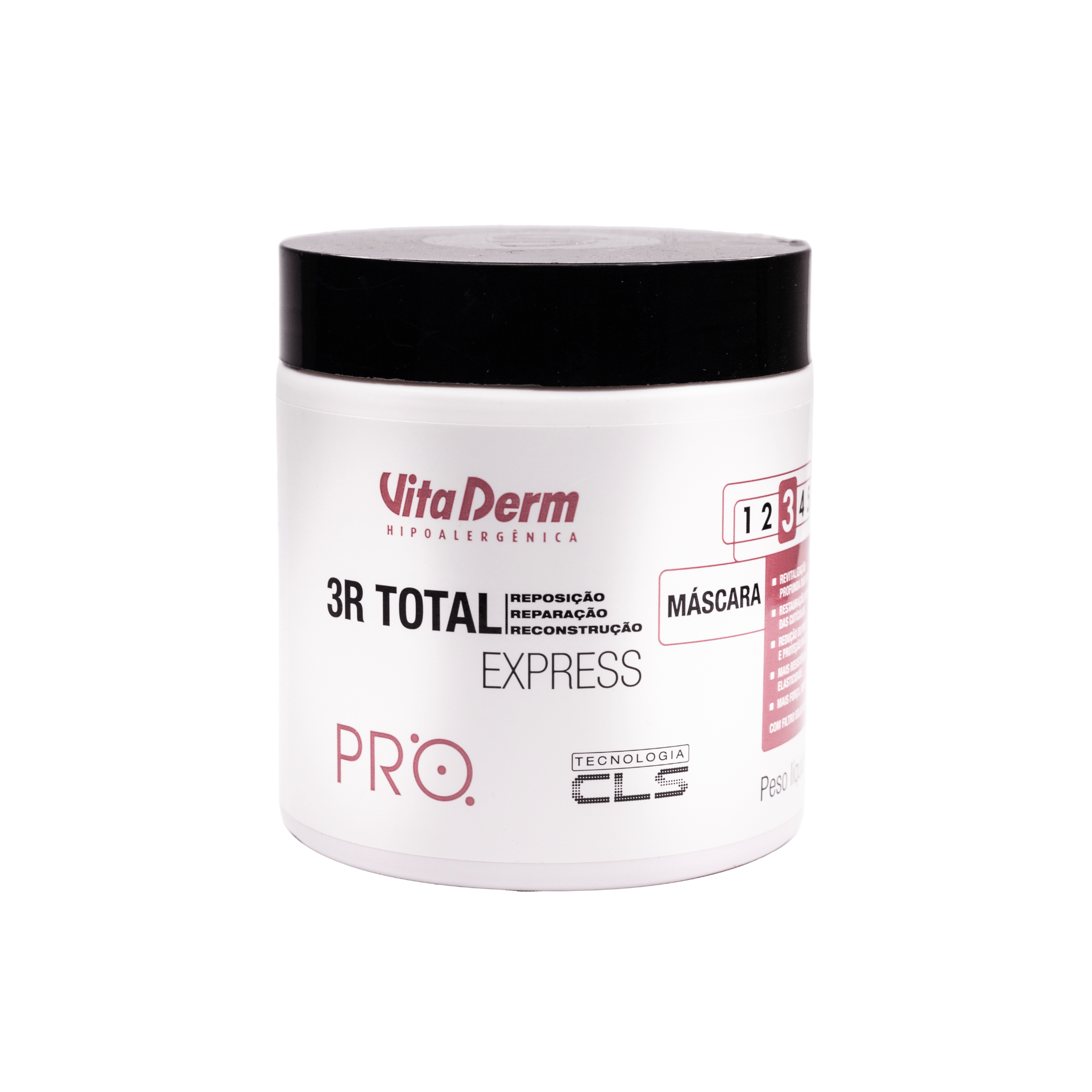 MÁSCARA RECONSTRUTORA 3R TOTAL EXPRESS 500G