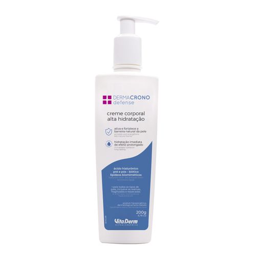 CREME CORPORAL ALTA HIDRATACAO DERMACRONO DEFENSE 200G