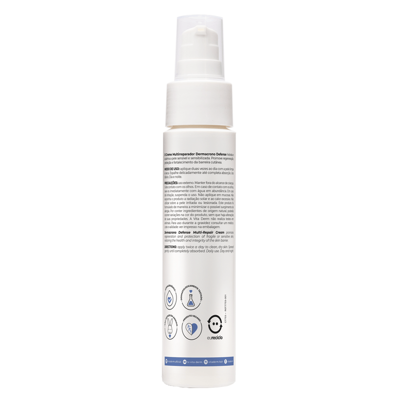 Creme Multireparador - DermaCrono - Mockup Verso
