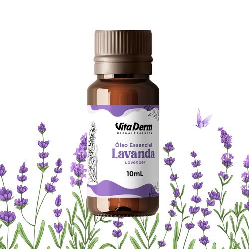 ÓLEO ESSENCIAL DE LAVANDA 10ML VITA DERM