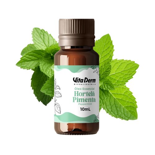 ÓLEO ESSENCIAL DE HORTELÃ PIMENTA (Mentha piperita)) 10ML VITA DERM