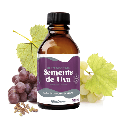 OLEO VEGETAL DE SEMENTE DE UVA 100ML